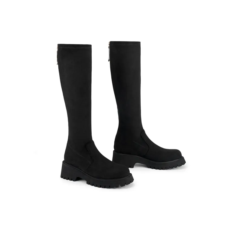 SATURDAY MODE Knee high Boots 5.8cm Unisex-1