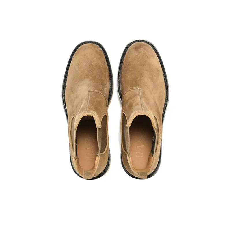 RARE Short Chelsea Boots 2.5cm Men's Khaki-3