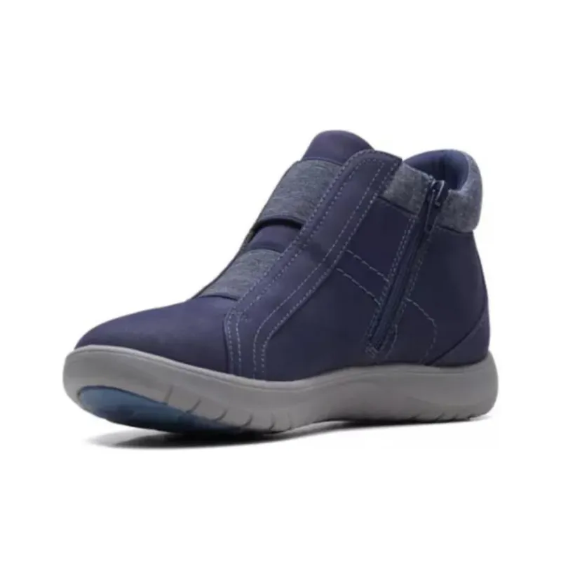 Clarks Adella Bend Ankle Boots Women's Marine Blue-2