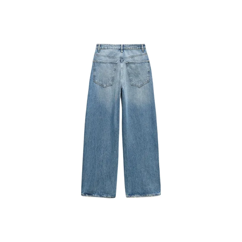 ZARA Jeans Women's Marine Blue-1