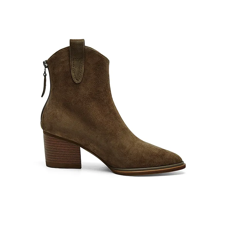 NINI WEST Ankle Boots Women's Black/Brown-5