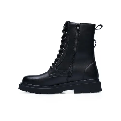 FACTORIAL Knee-high Boots Men's Black