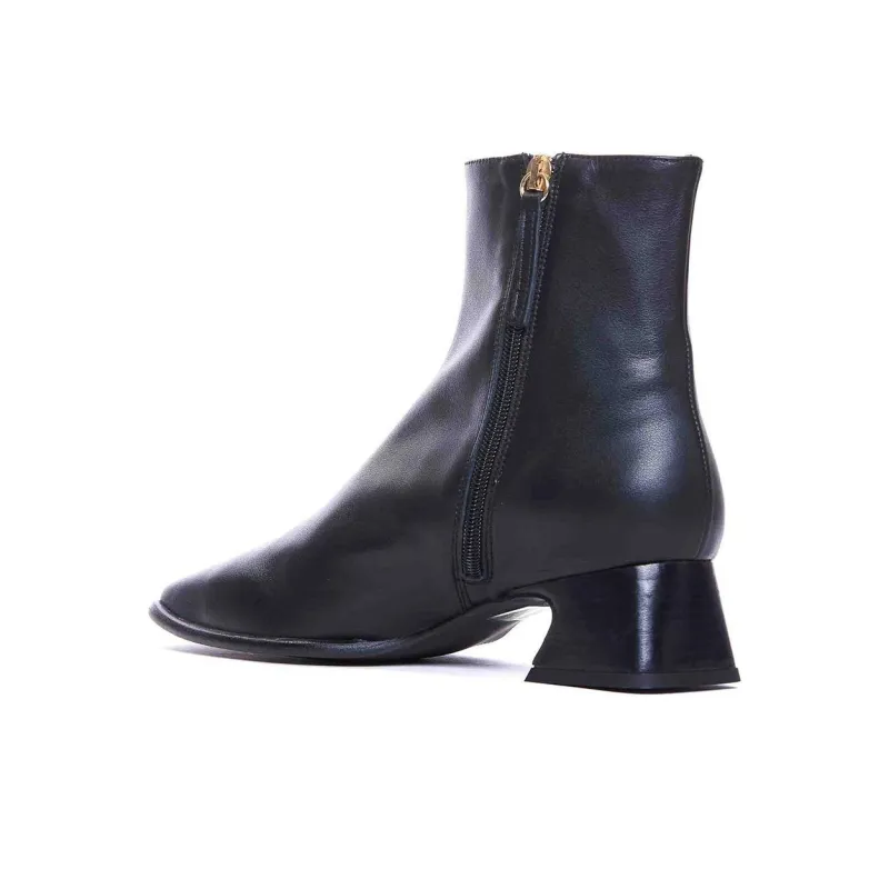 ANGEL ALARCON Ankle Boots 4cm Women's Black-3