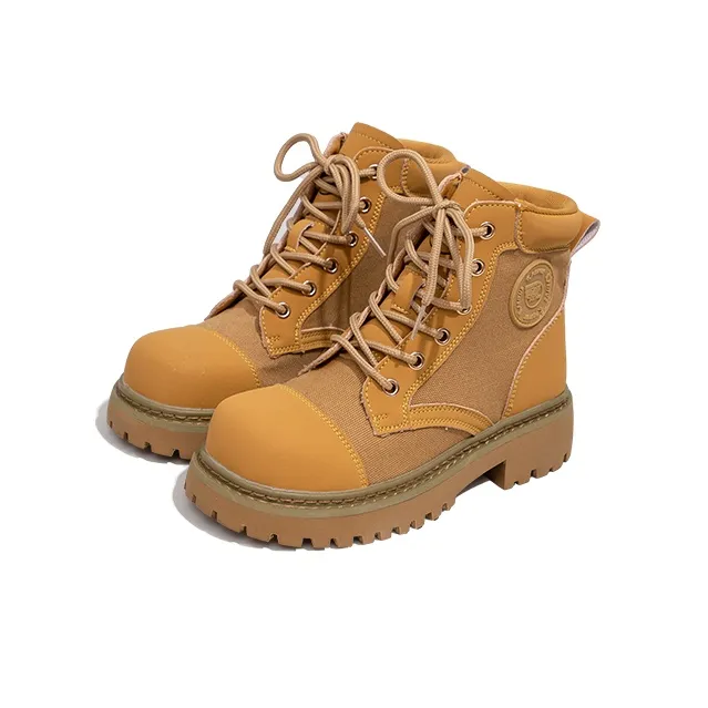 Feiyue Martin Boot Women's Yellow-4