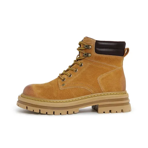 CAMEL Warm Outdoor Boots Women's Earth Yellow
