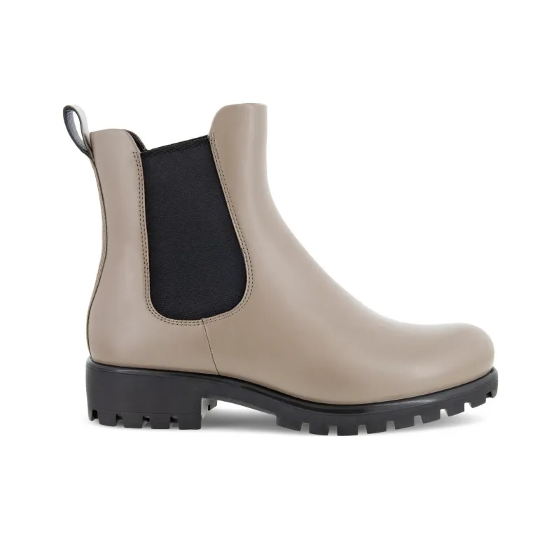 Ecco Modtray Modern Collection Short Chelsea Boots Women's Taupe-1