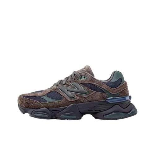 New Balance NB 9060 Anti Slip Wear Resistant Low Top Chunky Sneakers Unisex Green Brown