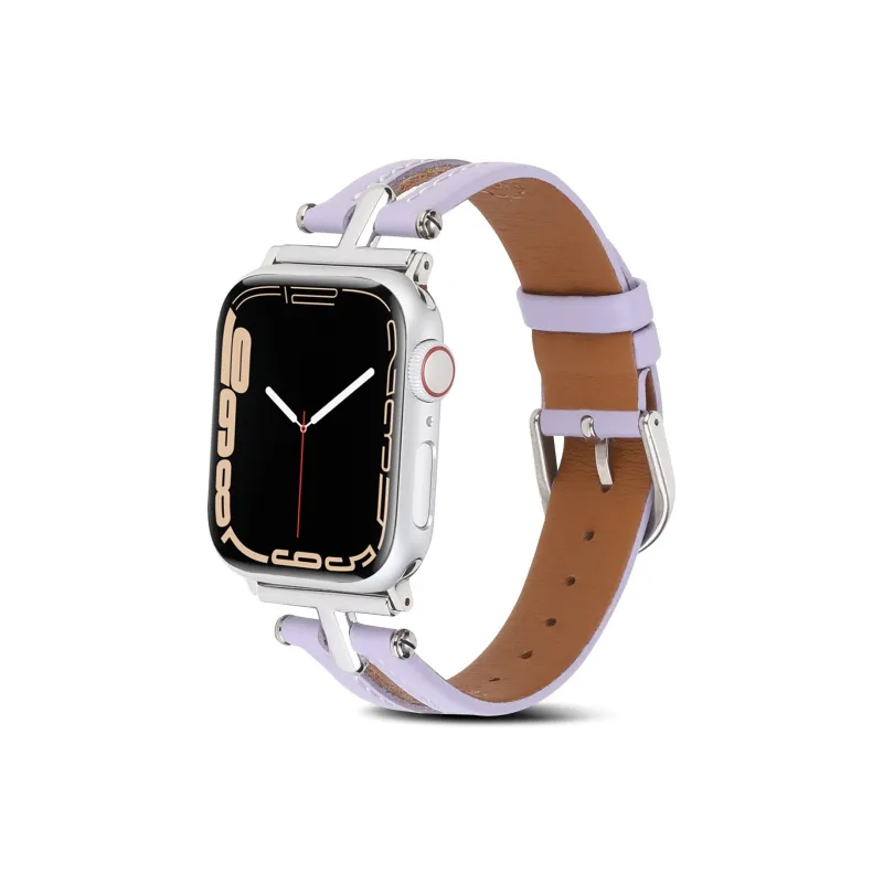 CHRROTA Apple Compatibility Watch Band Leather-3