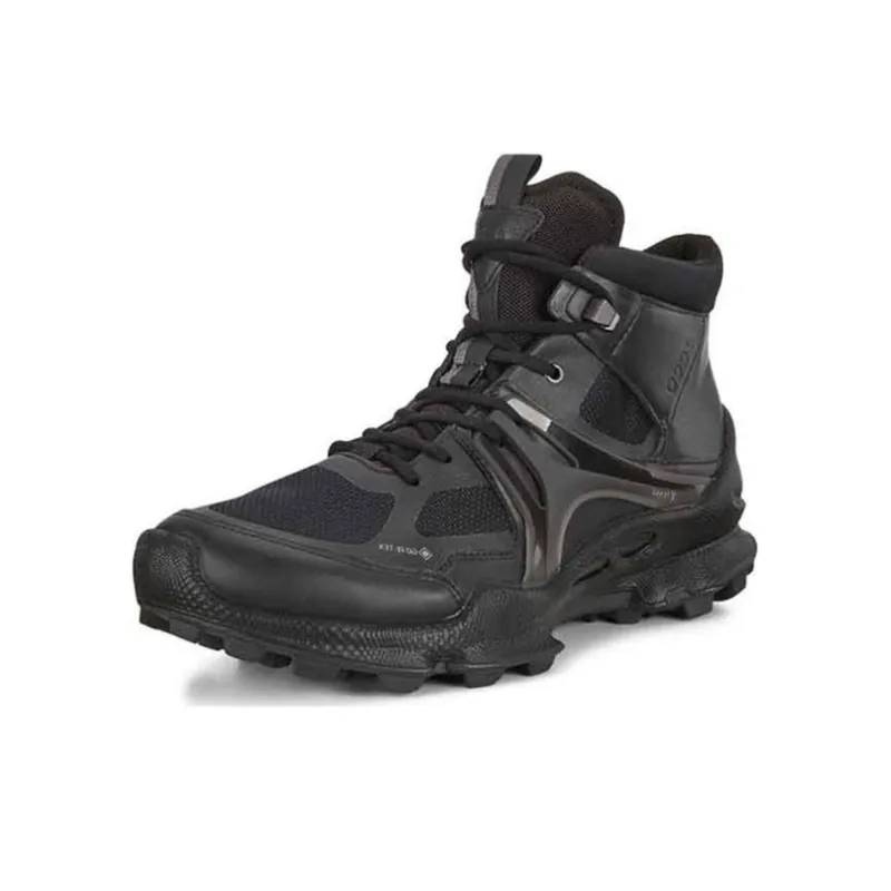 Ecco Walking C Outdoor Boots Men Black-1