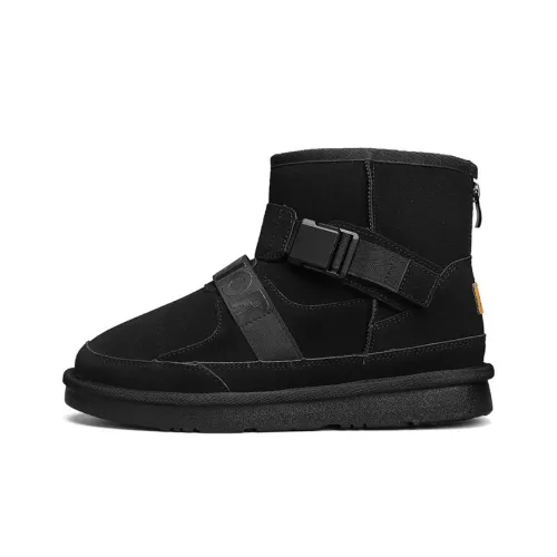 Warrior Short Snow Boots Men's Black