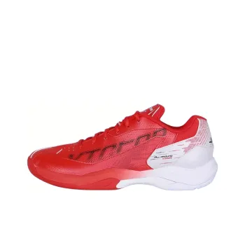 VICTOR Anti Slip Wear Resistant Low Top Badminton Shoes Unisex Red White