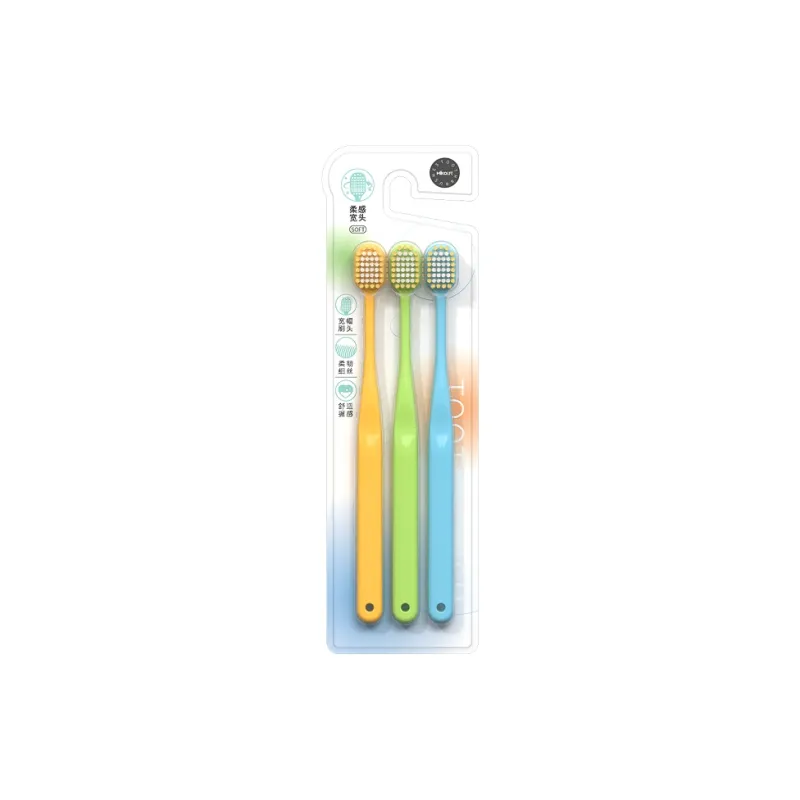 MIKEMEIZHUANG Adults Soft Hair Gum Protection Toothbrushes-2