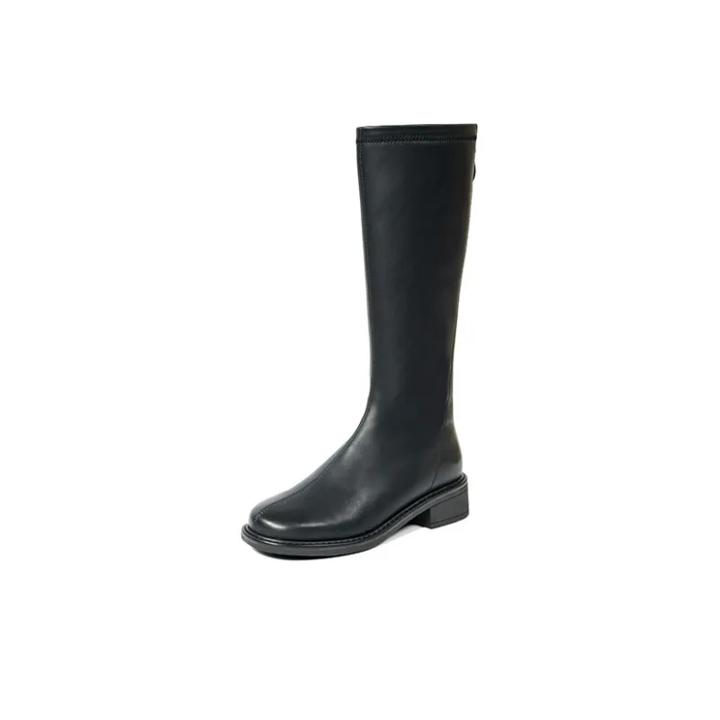 PT'SON Knee high Boots 4cm Women's-19