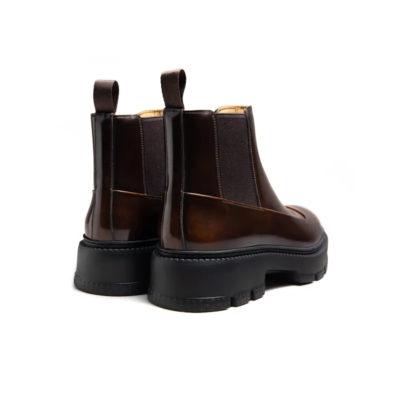 THOM WILLS British Business Formal Boots Short Chelsea Boots Men's-8