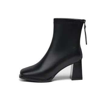 ACESC Ankle Boots Women's Black/Beige/Apricot/Brown