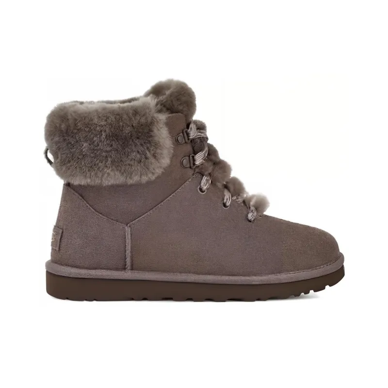 UGG Short Snow Boots Women's Dark Umber-1