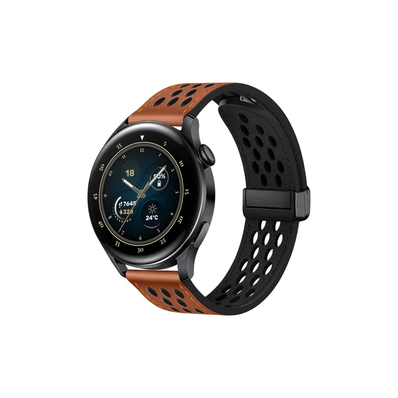CHRROTA Watch Band Huawei Compatibility Leather-7