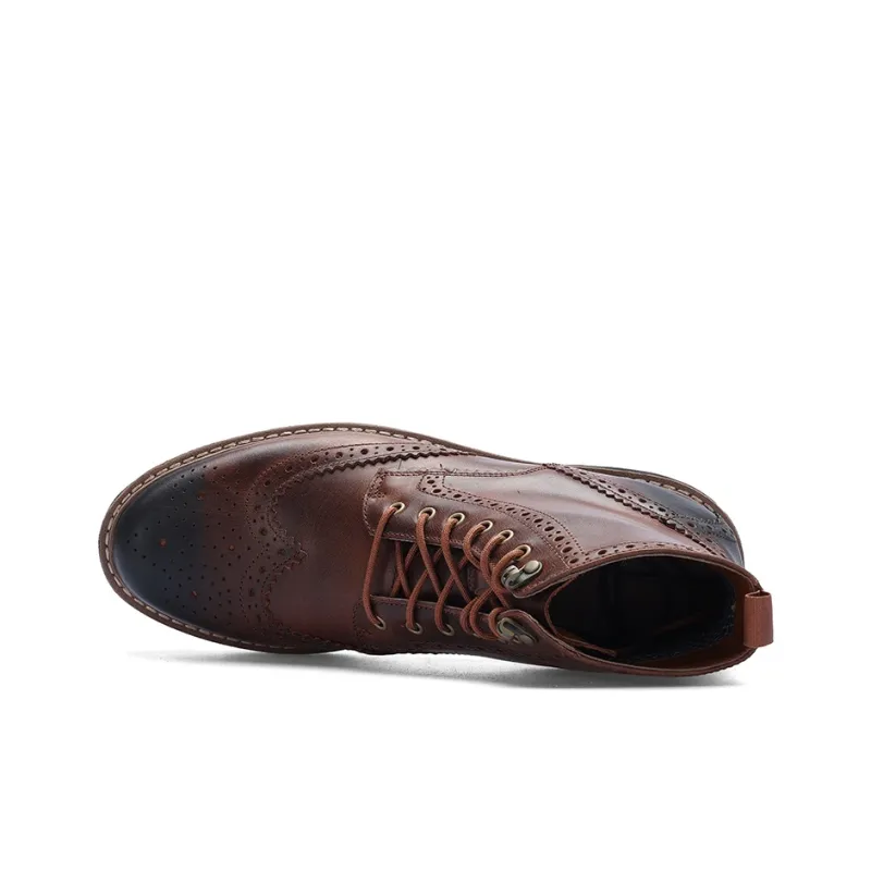 Clarks Short Martin Boot Men's Umber-3