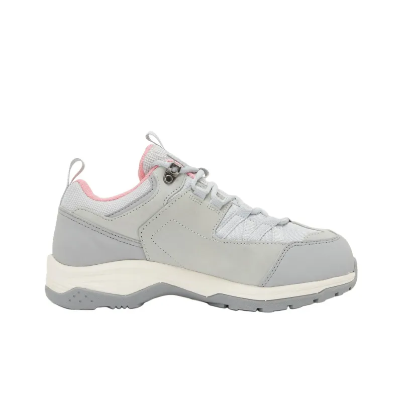 THE NORTH FACE Anti Slip Wear Resistant Low Top Hiking Shoes Men's Gray Pink-1