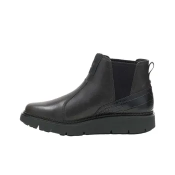 CAT Chariot Ankle-Length Chelsea Boots Women's Dark Shadow Black
