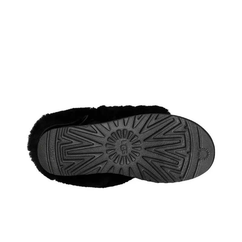 UGG Classic Bling Button Fleece Lined Black Women's-5