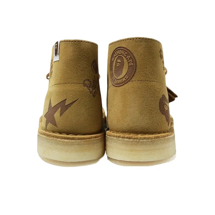 Clarks x A BATHING APE Ankle Boots Men's Light Umber-3