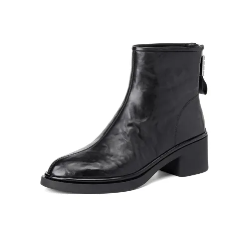 ELLE Ankle Boots Women's Black/Coffee