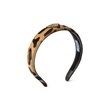 PRADA Printed Leather Headband