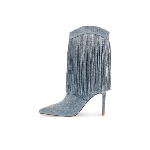 STEVE MADDEN Ankle Boots 9.5cm Women's Blue