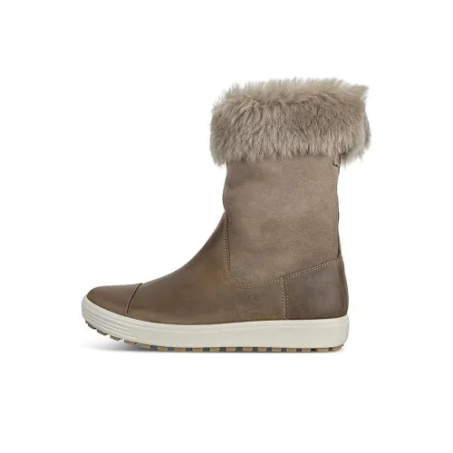 Ecco Mid-Calf Boots Women's Light Gray
