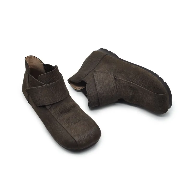 ARTMU Ankle Boots Women's Coffee/Dark Gray-3