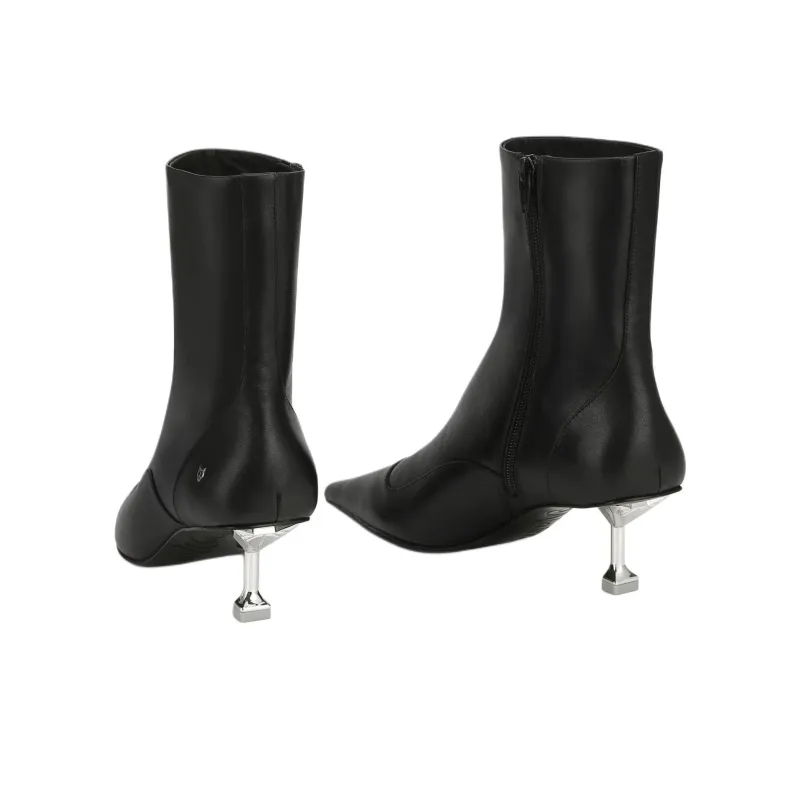 Naked Wolfe Tempting Ankle Boots 5cm Women's Black-3