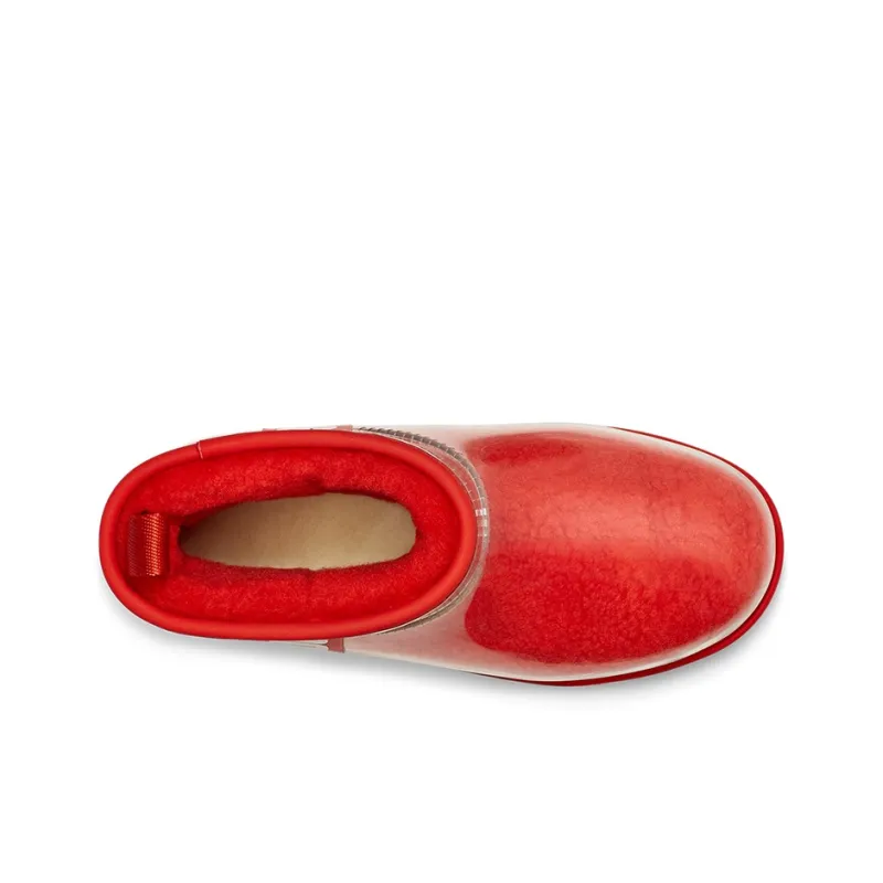 UGG Classic Clear Mini Large Logo Fleece Lined Women's-4