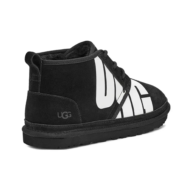 UGG Neumel Boot Chopd Black White-3