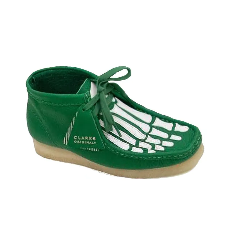 Vandy The Pink x Clarks Originals WALLABEE Ankle Boots Green Women's-1