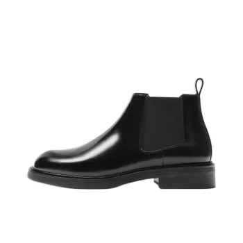 ZARA Short Chelsea Boots Men's Black