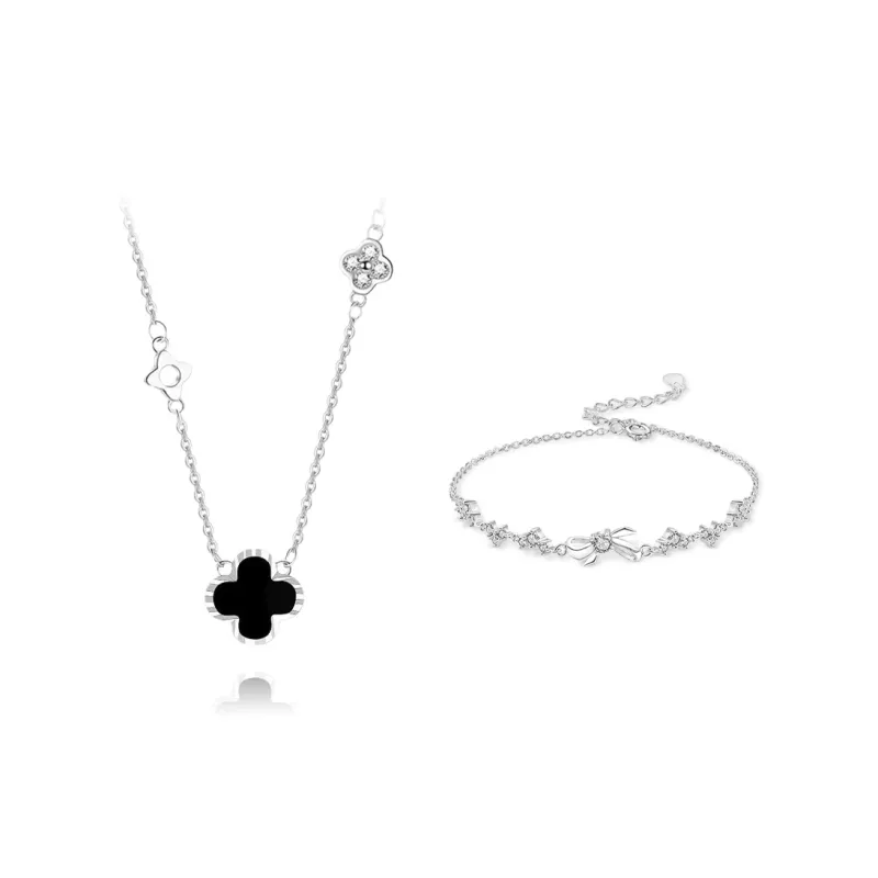 KUMET Sterling Silver Necklaces Women's Couple Birthday Anniversary Gift-5