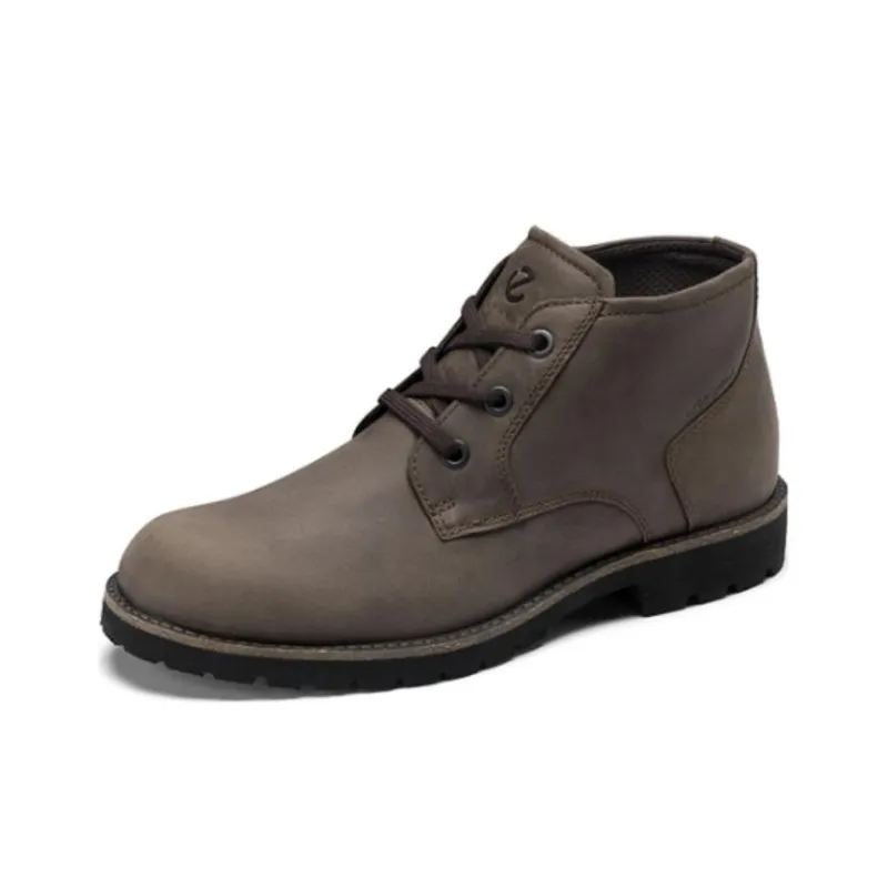 Ecco Ankle Length Martin Boot Men's Coffee-1