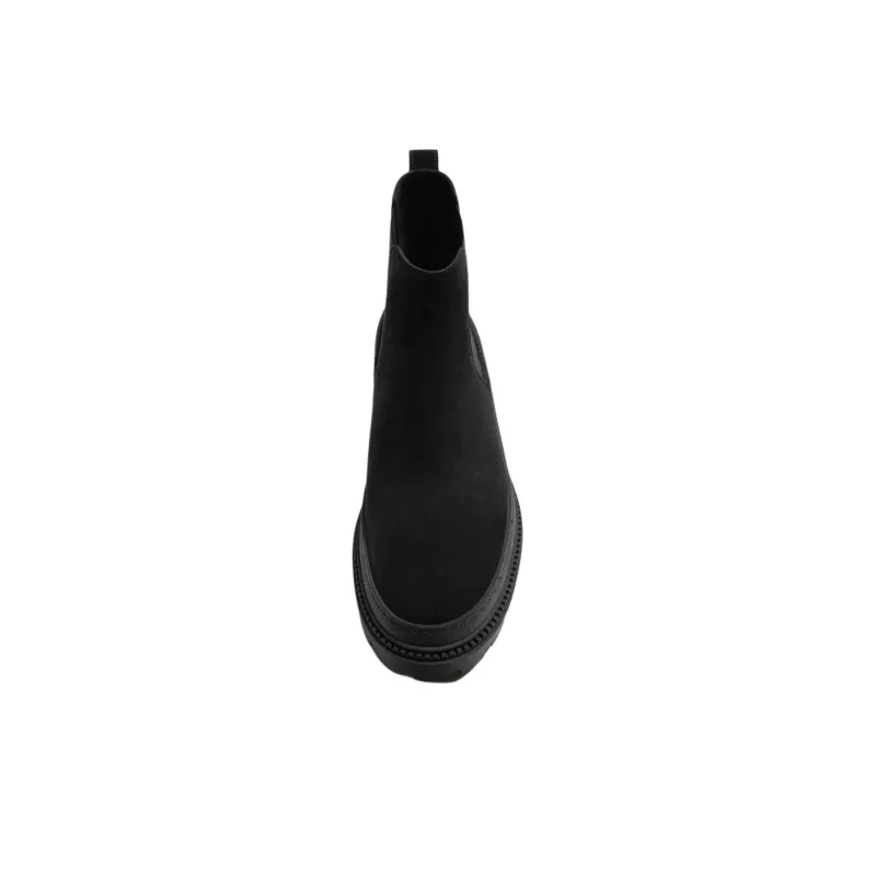 ZARA Short Chelsea Boots Men's Black-3
