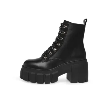 STEVE MADDEN Martin Boots Women's Black