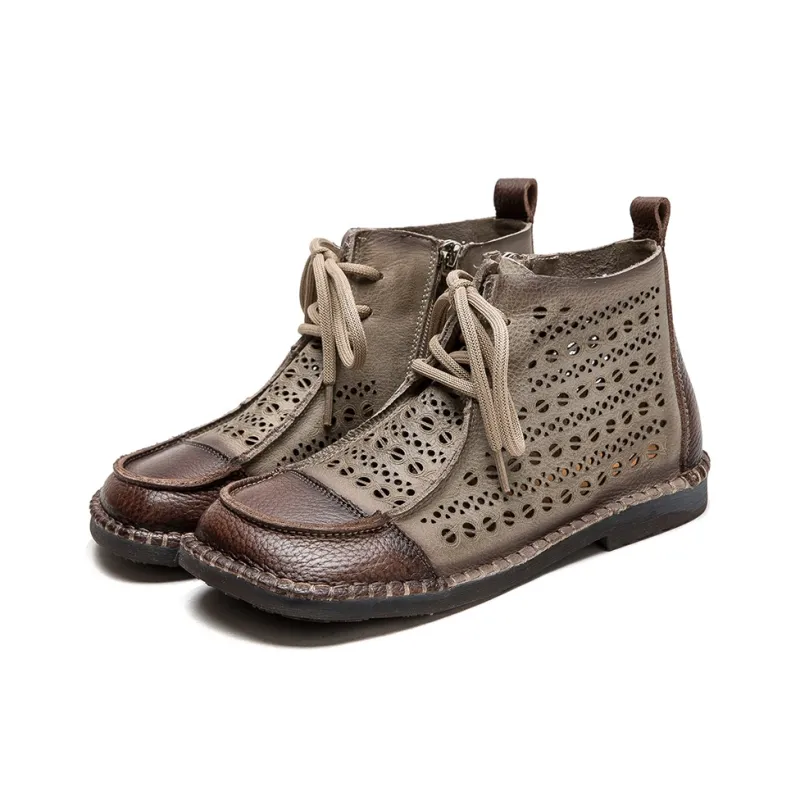 Jay Ankle Boots Women's Brown/Red/Beige-10