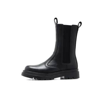 Romon Crew Chelsea Boots Men's Black