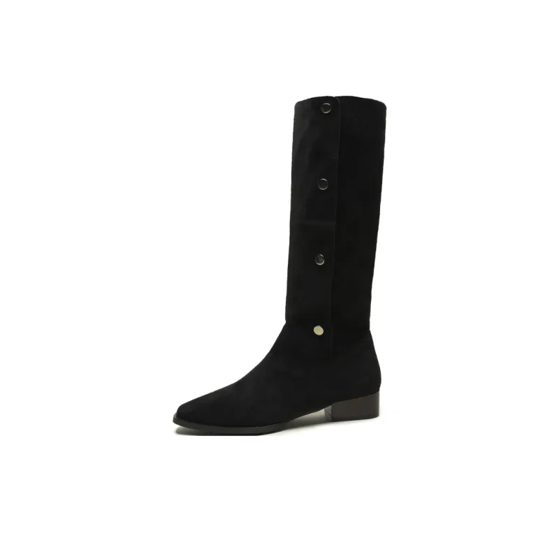 Mulinsen Knee-high Boots 3cm Women's-7