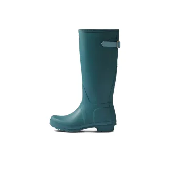 HUNTER Refined Waterproof And Warm Rain Boots Women's Blue