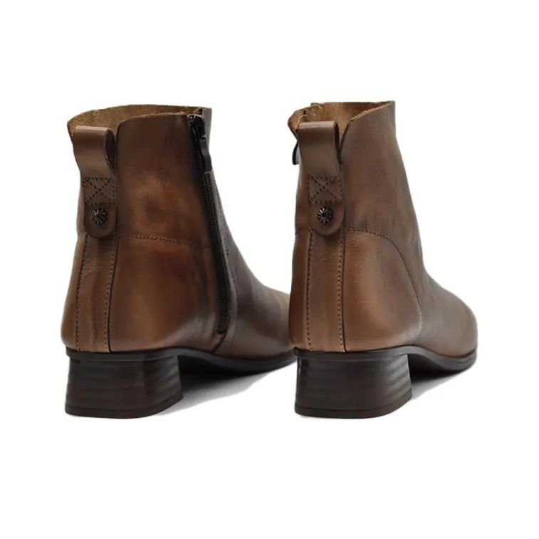 ARTMU Ankle Boots Women's Coffee/Camel-2