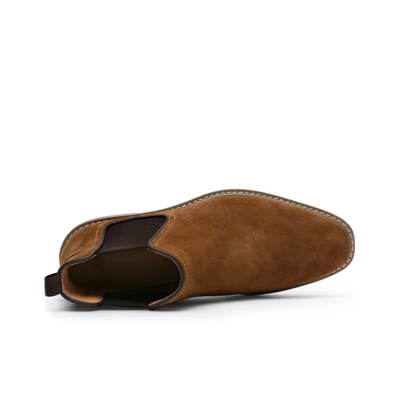 Desai Ankle Length Chelsea Boots Men's Rusty Red-2