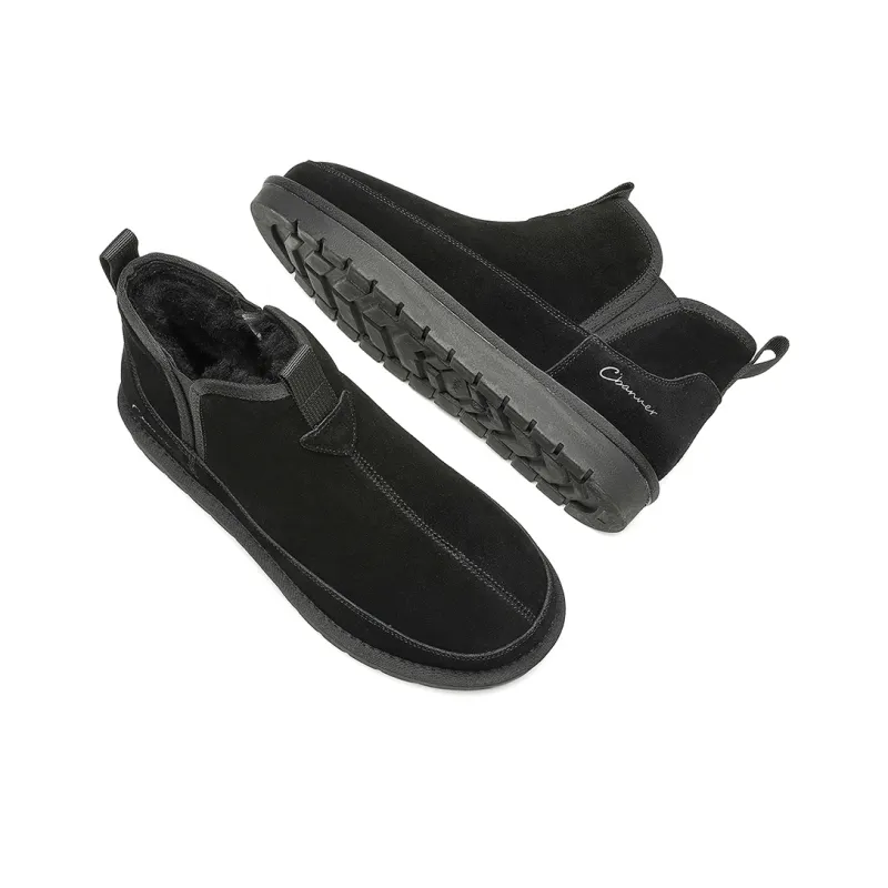 C°BANNER Thermal Ankle Length Snow Boots Men's Black-4