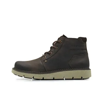 CAT Martin Boots Men Mid Top Umber