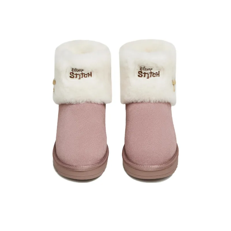 Teenmix Snow Boots Women's Pink/Brown-4