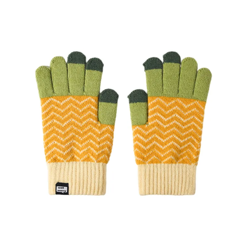 Cranta Komeia Polyester Knit Gloves Women's-0